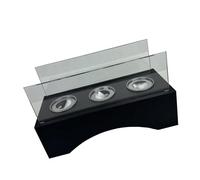 LAIOUSN Cheminées en métal élégantes et coupe-vent - Solution de chauffage à base d'alcool pour la maison, le jardin, base stable incluse - Chauffage extérieur et intérieur