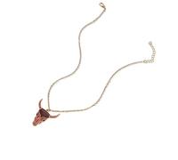 LAIOUSN Collier avec pendentif en forme de botte occidentale réglable avec détails colorés d'huile goutte à goutte, idéal pour les personnes à la pointe de la mode, collier tendance pour les jeunes