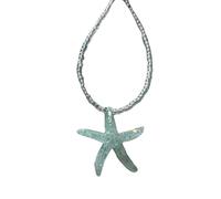 LAIOUSN Collier tendance avec pendentif en forme d'étoile de mer réglable pour ajouter un charme tendance à toutes les tenues, accessoires de fête de plage, taille unique, Comme décrit, Comme décrit.