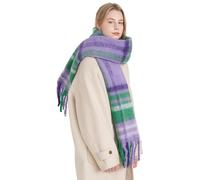 LAIOUSN Écharpe à franges élégante pour femme - Doux et chaud - Tendance - Pour l'hiver, G, taille unique