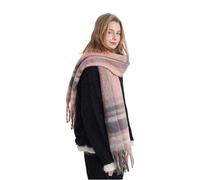 LAIOUSN Écharpe à franges élégante pour femme - Doux et chaud - Tendance - Pour l'hiver, H, taille unique