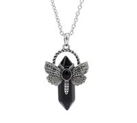 LAIOUSN Élégant collier en cristaux avec pendentif libellules pour ceux qui aiment les bijoux uniques et inspirent la nature, taille unique, Comme décrit, Comme décrit.