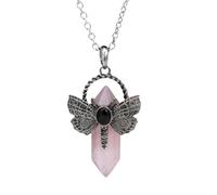 LAIOUSN Élégant collier en cristaux avec pendentif libellules pour ceux qui aiment les bijoux uniques et inspirent la nature, taille unique, Comme décrit, Comme décrit.