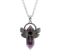 LAIOUSN Élégant collier en cristaux avec pendentif libellules pour ceux qui aiment les bijoux uniques et inspirent la nature, taille unique, Comme décrit, Comme décrit.