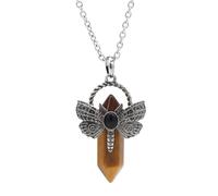 LAIOUSN Élégant collier en cristaux avec pendentif libellules pour ceux qui aiment les bijoux uniques et inspirent la nature, taille unique, Comme décrit, Comme décrit.