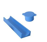 LAIOUSN Ensemble de moules à gâteaux professionnels avec plateau de rangement pour créer des friandises parfaitement formées - Outil de pâtisserie à domicile avec plateau