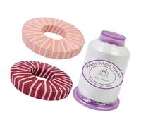 LAIOUSN Fil à coudre soluble dans l'eau avec cercles de fer solides pour une dissolution facile et des travaux manuels sécurisés Fil soluble dans l'eau