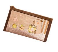 LAIOUSN Grande capacité - Trousse à crayons sur le thème des animaux pour marqueurs ciseaux et fournitures de bureau - Trousse à stylos - Fournitures scolaires pour filles et étudiants, Gourmand