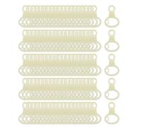 LAIOUSN Lot de 100 organiseurs de fil à broder en bois pour fils à broder, gouttes, croix, couture, outils de couture