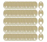 LAIOUSN Lot de 100 organiseurs de fil à broder en bois pour fils à broder, gouttes, croix, couture, outils de couture