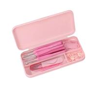 LAIOUSN Lot de 12 sondes en aluminium et étui de planification pour travaux manuels et couture pour enfants