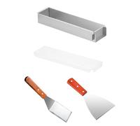 LAIOUSN Lot de 3 moules rectangulaires à tiramisu avec panneau amovible et spatule incluse pour boulangers maison Tiramisu avec spatule multifonction pour dessert, cheesecakes