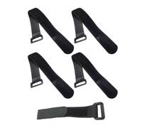 LAIOUSN Lot de 5 attaches auto-agrippantes réversibles réutilisables de 60 cm de long pour extérieur, jardin, camping, bagages. Lot de 5 attaches de gestion des câbles en tissu renforcé