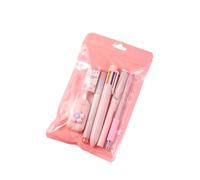 LAIOUSN Lot de 6 stylos à encre gel rétractables multicolores, marqueurs, gomme, surligneur, ruban correcteur