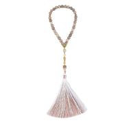LAIOUSN Perles de prière traditionnelles en verre colorées avec pompons modernes pour les croyants avant-gardistes, taille unique, Résine