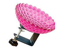 LAIOUSN Petits bains d'oiseaux décoratifs pour terrasses, jardins, base en métal résistant aux intempéries, attire les oiseaux sauvages avec des endroits sûrs pour boire des oiseaux