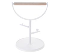 LAIOUSN Plateforme multi-usage pour perroquet avec branche à mâcher plateau amovible pour calopsittes inséparables petits oiseaux divertissement jouet oiseau support d'exercice avec plateau