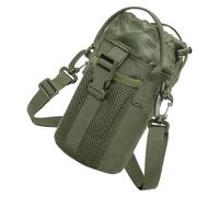 LAIOUSN Porte-bouteille d'eau robuste en tissu Oxford avec ouverture supérieure extensible et poches utilitaires pour sacs à dos de randonnée, accessoires, porte-gobelets pour sacs à dos de voyage