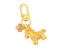 LAIOUSN Porte-clés compact en alliage polyvalent de 6,8 cm pour clés, sacs ou téléphones pour améliorer la chance et la mode pour un usage quotidien pour le Nouvel An, K5734, taille unique