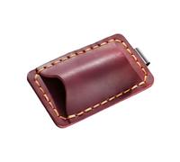 LAIOUSN Porte-stylo en cuir synthétique 4,3 x 7,1 cm avec clip de poche pour journal, planificateur, presse-papiers, pochette réglable