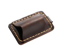 LAIOUSN Porte-stylo en cuir synthétique 4,3 x 7,1 cm avec clip de poche pour journal, planificateur, presse-papiers, pochette réglable