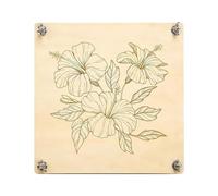 LAIOUSN Presse à fleurs en bois pour conserver des feuilles de fleurs et des spécimens de plantes, projet d'art créatif et décoration de scrapbooking