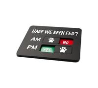 LAIOUSN Rappel d'alimentation pour chien et chat - Construction en acrylique pour une installation simple dans différentes pièces