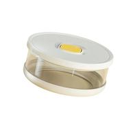 LAIOUSN Récipient de préparation des repas en verre avec couvercle, idéal pour les étudiants, boîte à déjeuner empilable professionnelle en verre borosilicate