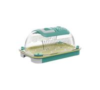 LAIOUSN Réservoirs pour reptiles avec couvercle amovible et port d'alimentation pour un transport facile Design ventilé Terrarium pour reptiles