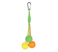 LAIOUSN Sphère en sisal à suspendre pour chats - Favorise le jeu interactif et la santé - Chats interactifs naturels colorés pour l'intérieur