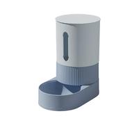 LAIOUSN Station d'alimentation surélevée pour chien avec bouteille d'eau étanche, bol en métal amovible et design peu encombrant en acier inoxydable avec nourriture et bol amovibles