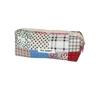 LAIOUSN Trousse à crayons en velours côtelé multifonctionnelle pour les étudiants, a