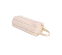 LAIOUSN Trousse à crayons haute capacité avec poignée en peluche - Grande trousse à crayons - Trousse de voyage pour étudiants, adultes, femmes, beige, Beauté de masse