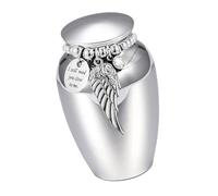 LAIOUSN Urne funéraire décorative pour animaux domestiques avec perle gravée et joint étanche pour chien et chat