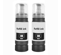 LAIPENG 104 Encre Compatible avec EPSON 104 pour Ecotank ET-2710 ET-2711 ET-2712 ET-2714 ET-2715 ET-2720 ET-2721 ET-2726 ET-2810 ET-2815 ET-2820 ET-2821 ET-2825 ET-2826 ET-4700 Imprimante (2 Noir)