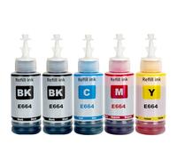 LAIPENG 664 Encre Compatible pour Epson ET-2500 ET-2550 ET-2600 ET-2650 ET- 3600 ET-4500 ET-4550 ET-14000 ET-15000 ET-16500 L100 L110 L200 L210 L350 L355 L365 L455 L550 L1300 Imprimante (BK*2/C/M/Y)