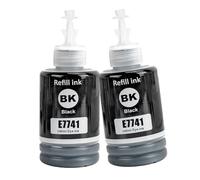 LAIPENG 774 T7441 Encre Compatible pour Epson ET-3600 ET-4550 ET-16500 L1455 L605 L655 Workforce M100 M105 M200 M205 Imprimante C13T774140 (BK*2)