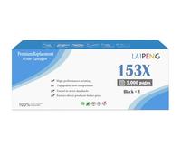 LAIPENG Compatible 153X W1530X ( 153A W1530A ) Kit de Recharge de Toner 5000 Pages pour 1602 2602 2603 2605 1504w 1604w 2504dw 2604sdw 1504 2504 2606 2606dw MFP 1604 2604 Imprimantes