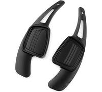 LAIQYRW Voiture Manette Vitesse Palette Pour 2015+ A3 8V A4 B9 S4 A5 S3 S5 Q3 SQ5 Extension Palette Changement Volant Pièces intérieures Extension,A/Black No Screw