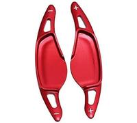 LAIQYRW Voiture Manette Vitesse Palette Pour BMW 5 Series G30 2017-2019 530dX 530e 530eX Extension Palette Changement Volant Pièces intérieures Extension,C/Red