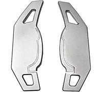 LAIQYRW Voiture Manette Vitesse Palette Pour S3 RS3 8V S6 RS6 C7 S4 RS4 Avant S5 RS5 SQ5 B8 S8 RS7 Extension Palette Changement Volant Pièces intérieures Extension,D/Silver.