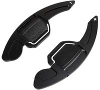 LAIQYRW Voiture Manette Vitesse Palette Pour TT TTS A5 A4 B8 A3 Q5 A8 Sportback Quattro Sline Extension Palette Changement Volant Pièces intérieures Extension,A/Black