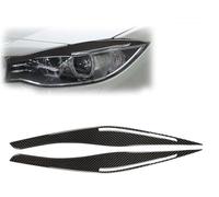 LAIQYRW Voiture Phares Sourcils pour BMW-3er-Reihe E90 E92 E93 2009-2012 Kit de Carrosserie de Paupière de Sourcil de Phare de Voiture