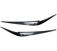 LAIQYRW Voiture Phares Sourcils pour X3 X4 G01 G02 2018-2021 Kit de Carrosserie de Paupière de Sourcil de Phare de Voiture,A/Carbon Look