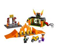 LEGO® 60293 City Stuntz L’Aire d’Entraînement des Cascadeurs, Rampes, Cage Araignées et Moto Rétrofriction