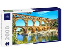 Lais Puzzle Aqueduc Romain du Pont du Gard, site UNESCO.Languedoc, France 2000 pièces
