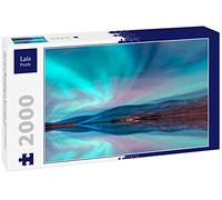 Lais Puzzle Aurora Borealis à Tromso, Norvège, Devant Le Fjord norvégien 2000 pièces