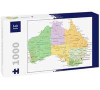 Lais Puzzle Australie - Carte du Continent 1000 pièces