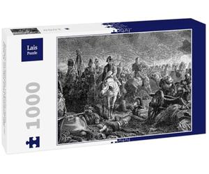 Lais Puzzle Bataille de Waterloo, Napoléon avec Le Premier régiment de Grenadiers de la Garde. 18 Juin 1815 1000 pièces