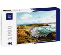 Lais Puzzle Belle Baie Irlandaise dans Le Donegal avec Ses eaux turquoises et Ses Grosses Vagues Qui s'écrasent sur la Plage du Petit Village de Muckross. 1000 pièces